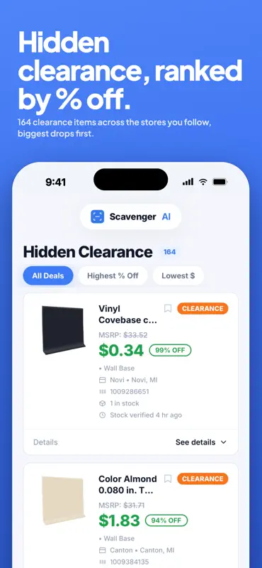 Scavenger: Penny Deal Finder screenshot 2 of 6