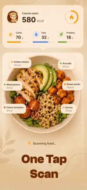 Hedgepal: AI Calorie Counter screenshot 3