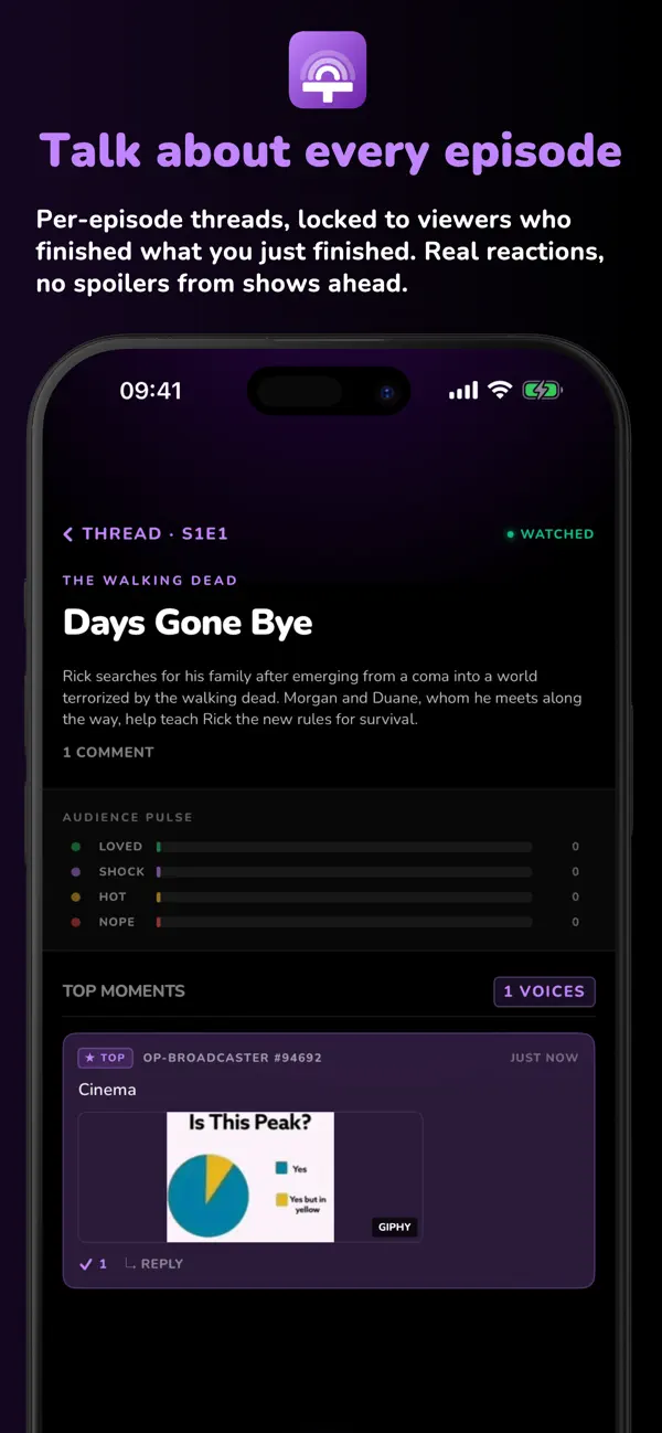 #5. Televise: TV & Anime Tracker (iOS) De: MOHAMMED NUMAN MUMTAZ