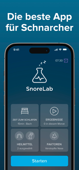 SnoreLab: Schnarchen aufnehmen スクリーンショット