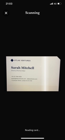 uKeep: Business Card Scanner screenshot 6