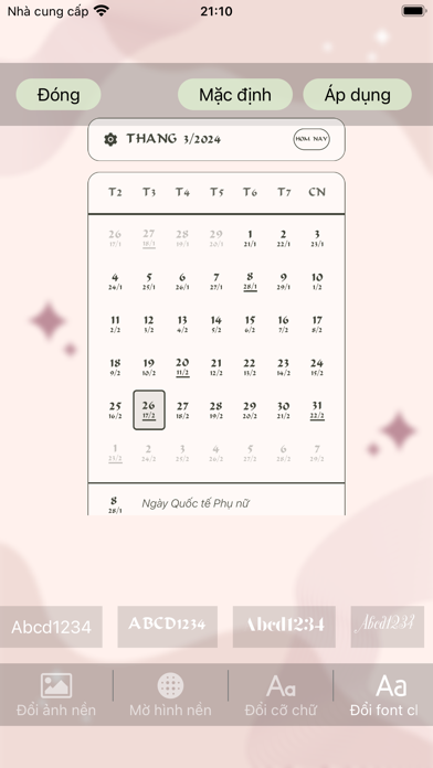 Âm lịch Việt Nam Screenshot