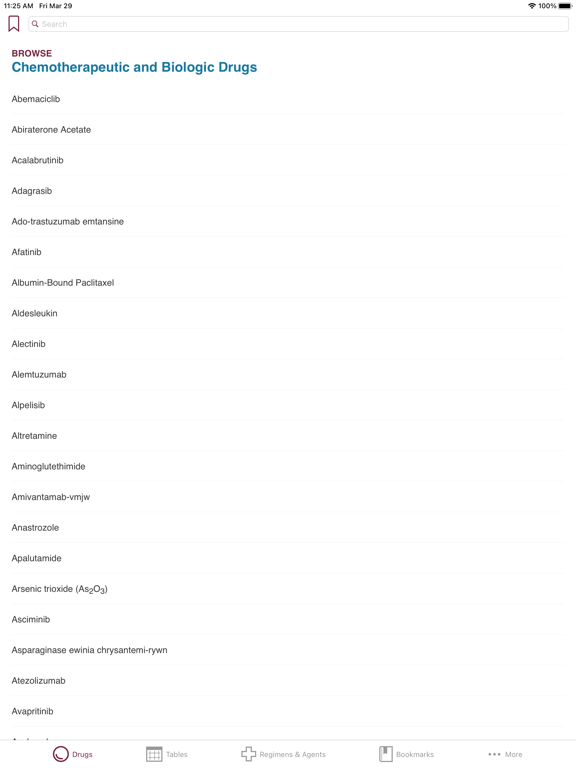 Screenshot #4 pour Physicians Cancer Chemotherapy