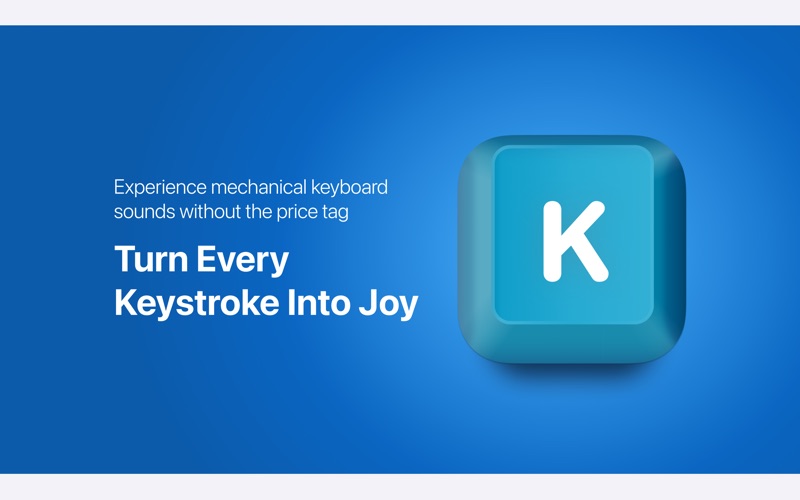 Klakk - Keyboard Sounds app screenshot