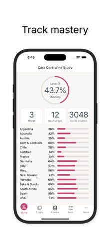 Cork Dork Wine Study Screenshot 1 of 8