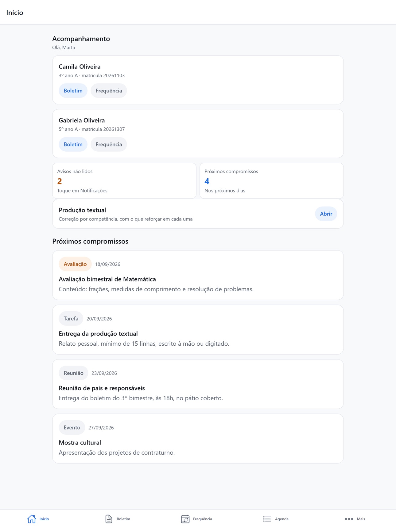 Screenshot 7 of SmartEdu Família