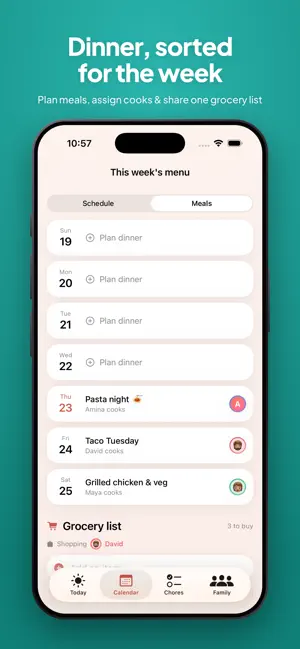Ratiba+: Family Organizer screenshot 3
