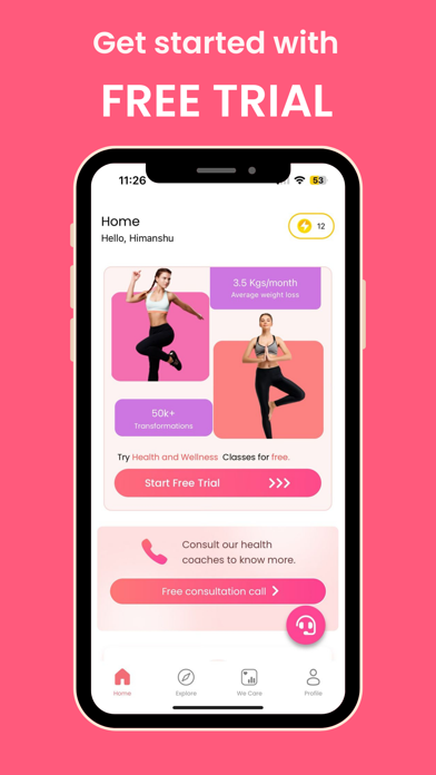 Hobfit Women Health & Wellness Screenshot