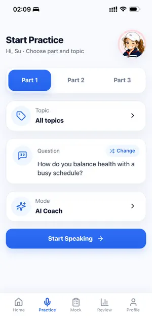 Speaking Prep Coach screenshot 2