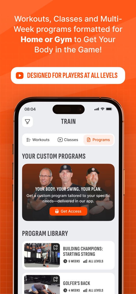 Golf Fitness by HIT IT GREAT® - App de Deportes | MWM