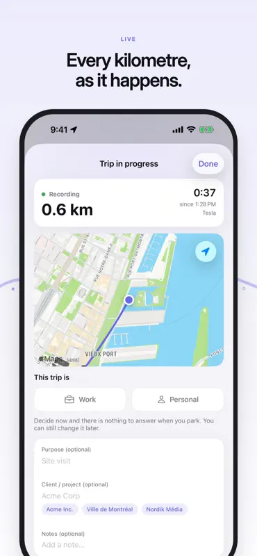 Odie - Mileage Tracker screenshot 4 of 7