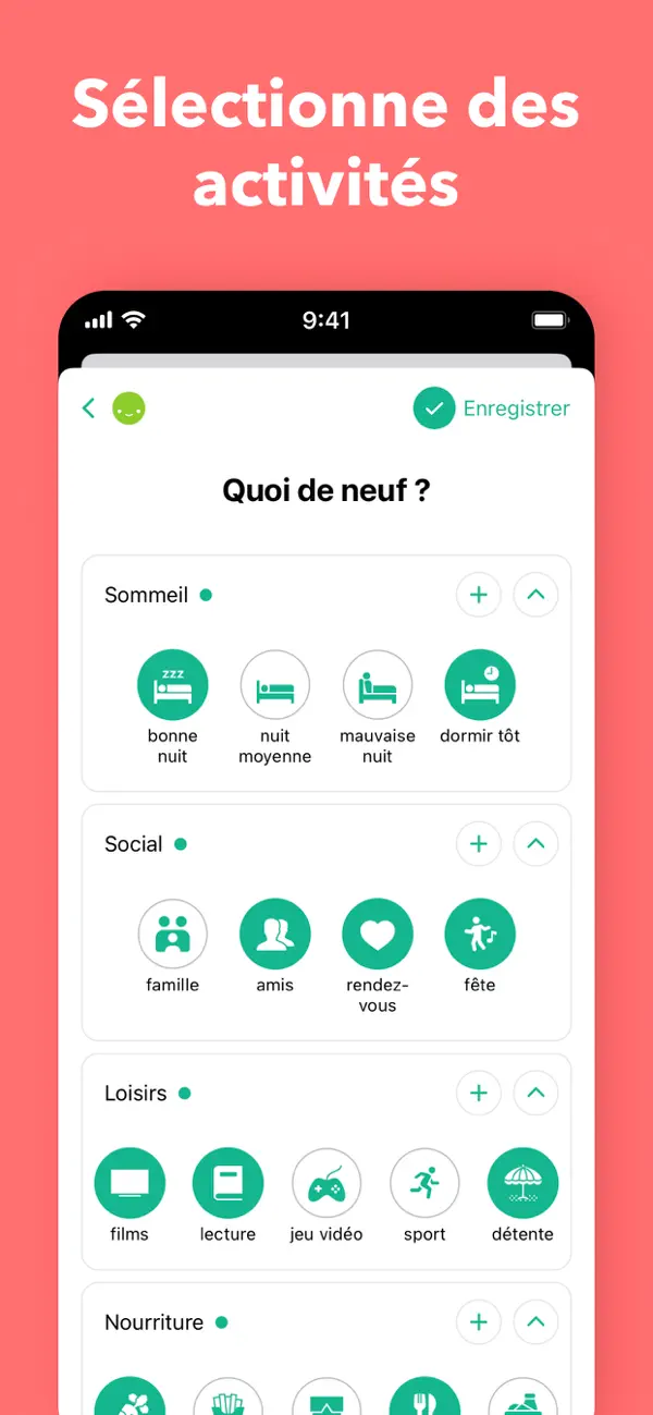 Screenshot #3 pour Daylio: Journal intime, Humeur