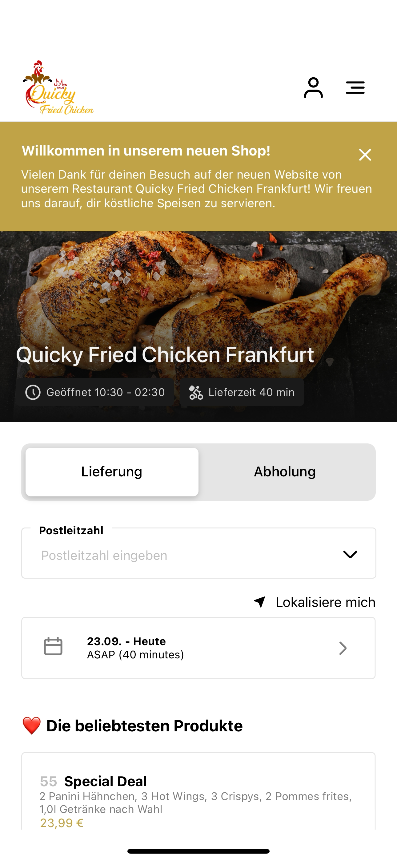 Quicky Fried Chicken Frankfurt