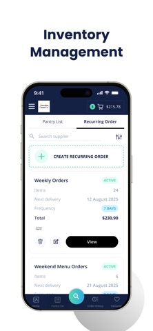 AVC Procurement screenshot
