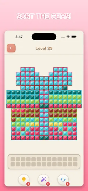 Diamond Mosaic: Jewel Sort screenshot 1