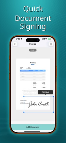 True Scanner - Scan PDF & QR iPhone screenshot