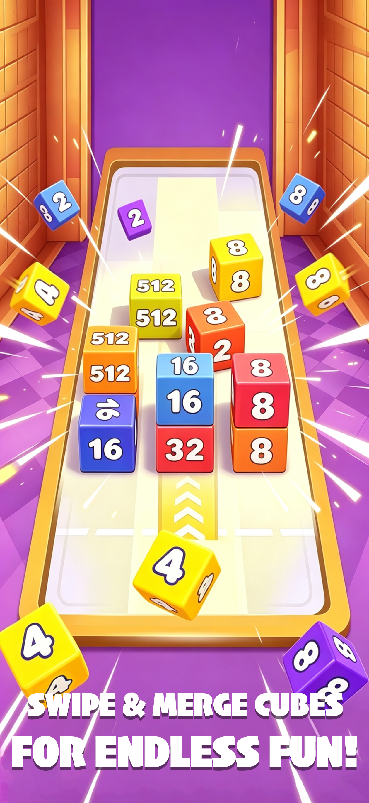 Neon Merge 2048 screenshot 3