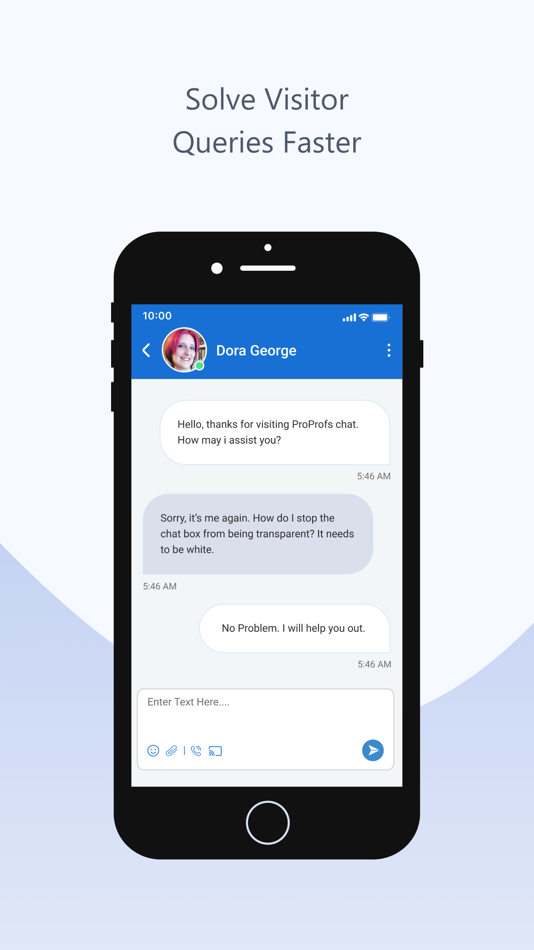 #1. Live Chat Software by ProProfs (iOS) 由: Batia Infotech