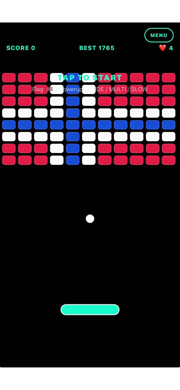 Screenshot #3 pour Neon-Breakout : Flags