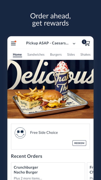 Bobby's Burgers by Bobby Flay iPhone screenshot 1 - Food & Drink app