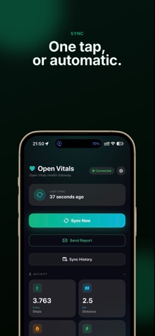 Open Vitals screenshot