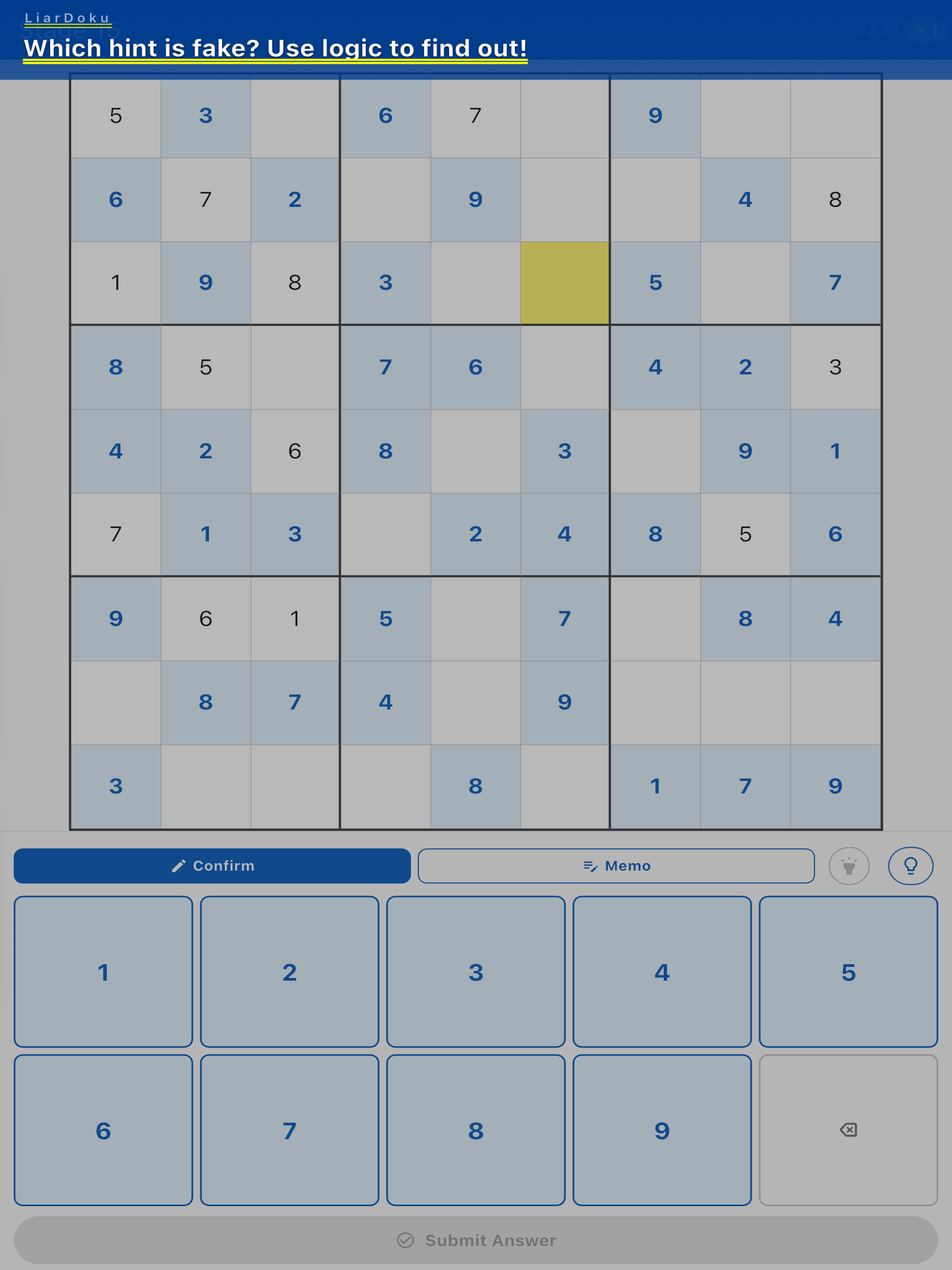 LiarDoku - Liar Sudoku Puzzle screenshot 11