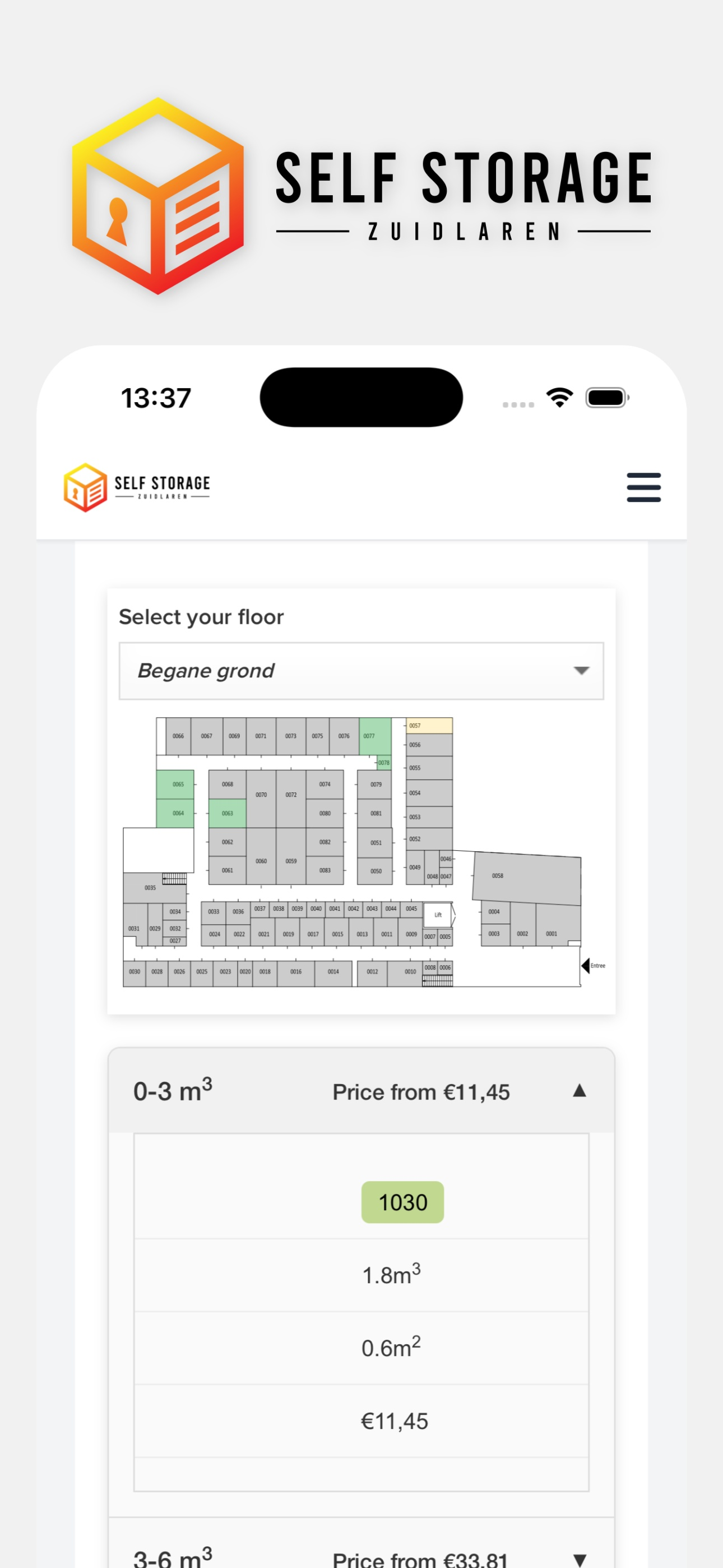 Self Storage Zuidlaren screenshot 3