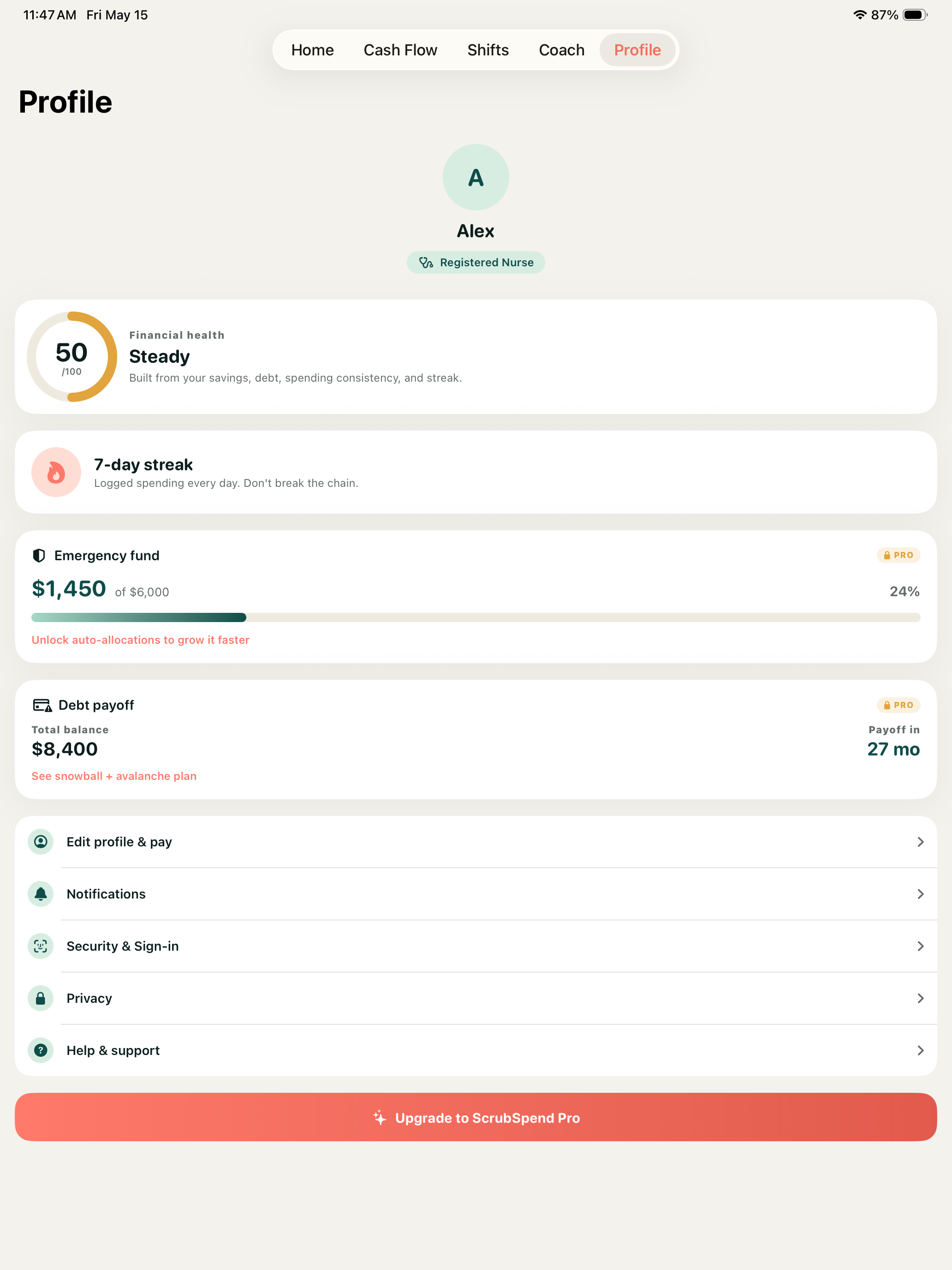 ScrubSpend screenshot 8