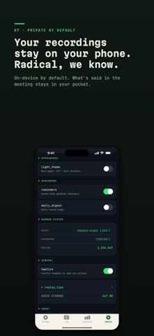 AI Voice Notes : Meeting Mind のスクリーンショット