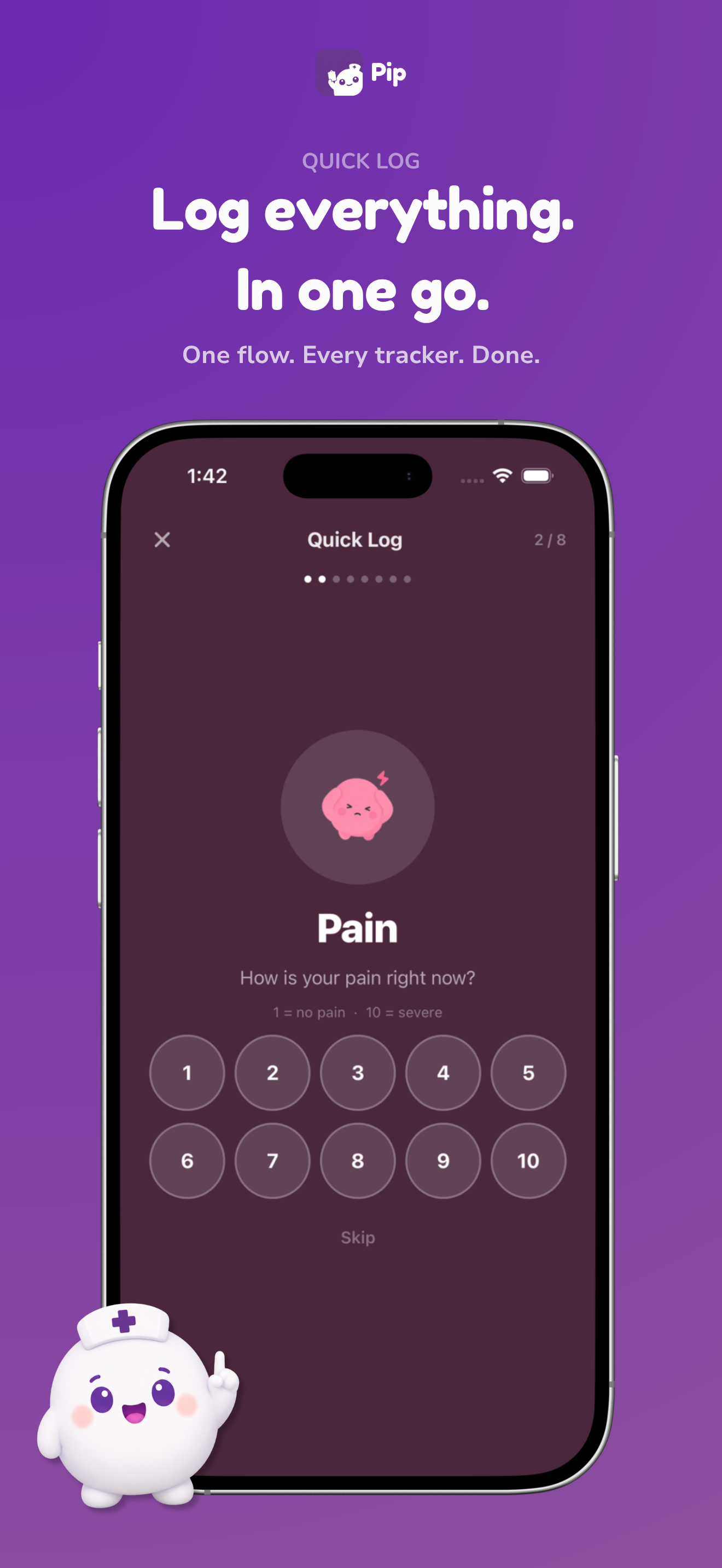 Pip - Symptom & Health Tracker screenshot 3