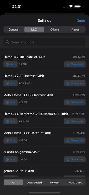 Mollama screenshot 3