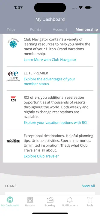 Hilton Grand Vacationsのスクリーンショット（7/7）