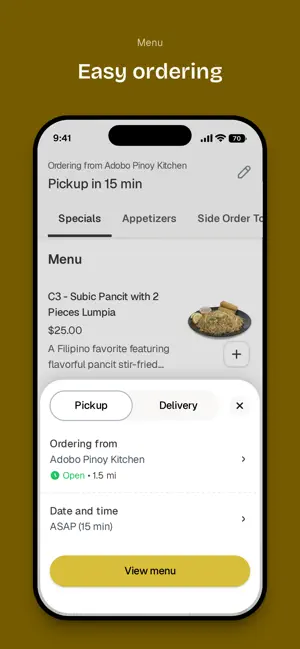 Adobo Pinoy Kitchen screenshot 3