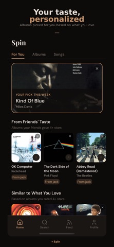 Spin: Music Journal Screenshot 2 of 5