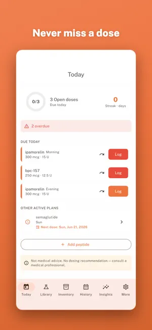 myPeptides screenshot 1