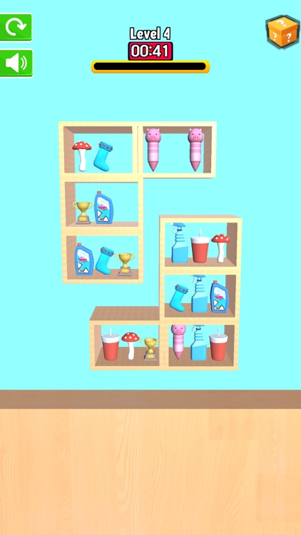 Wall Shelf Sort 3D screenshot-8