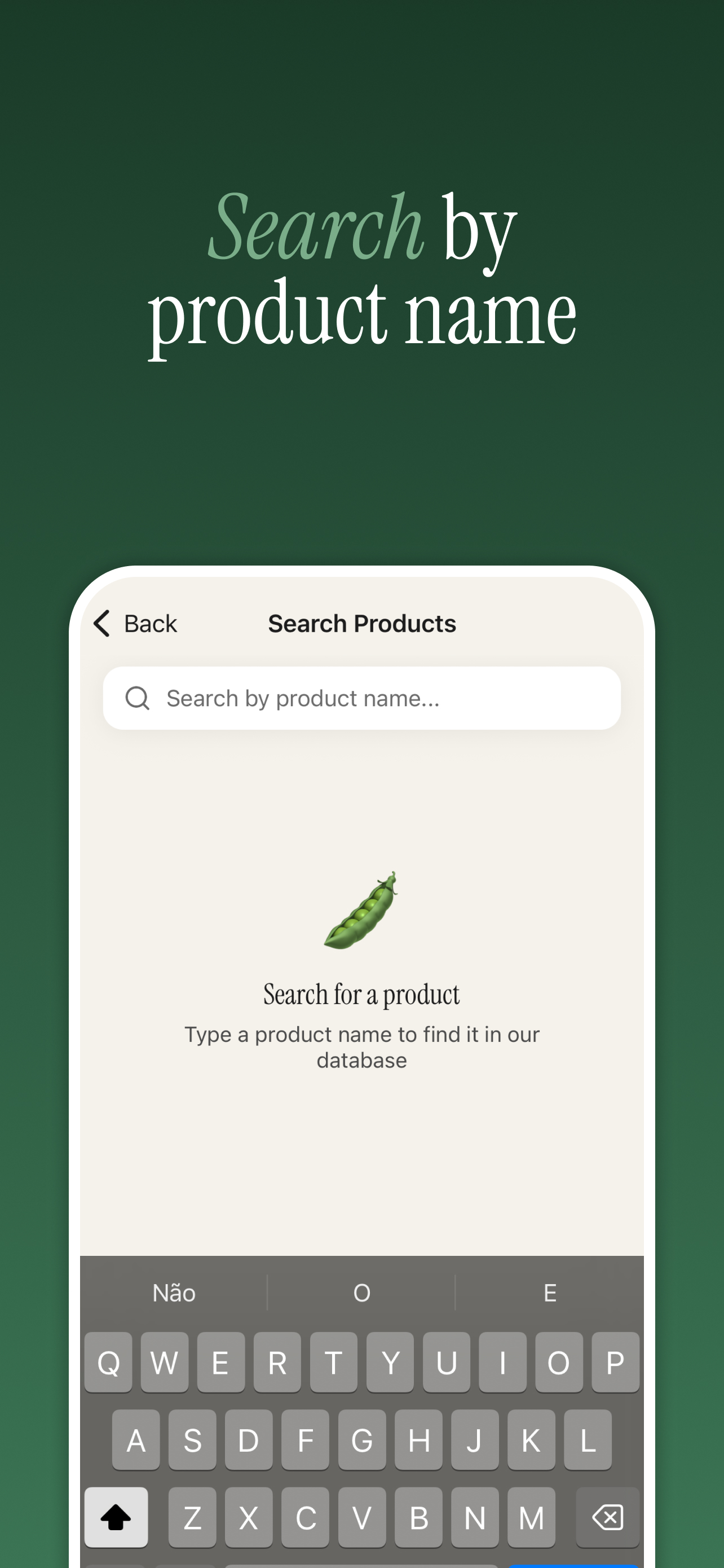 Pea Clean Eating Scanner