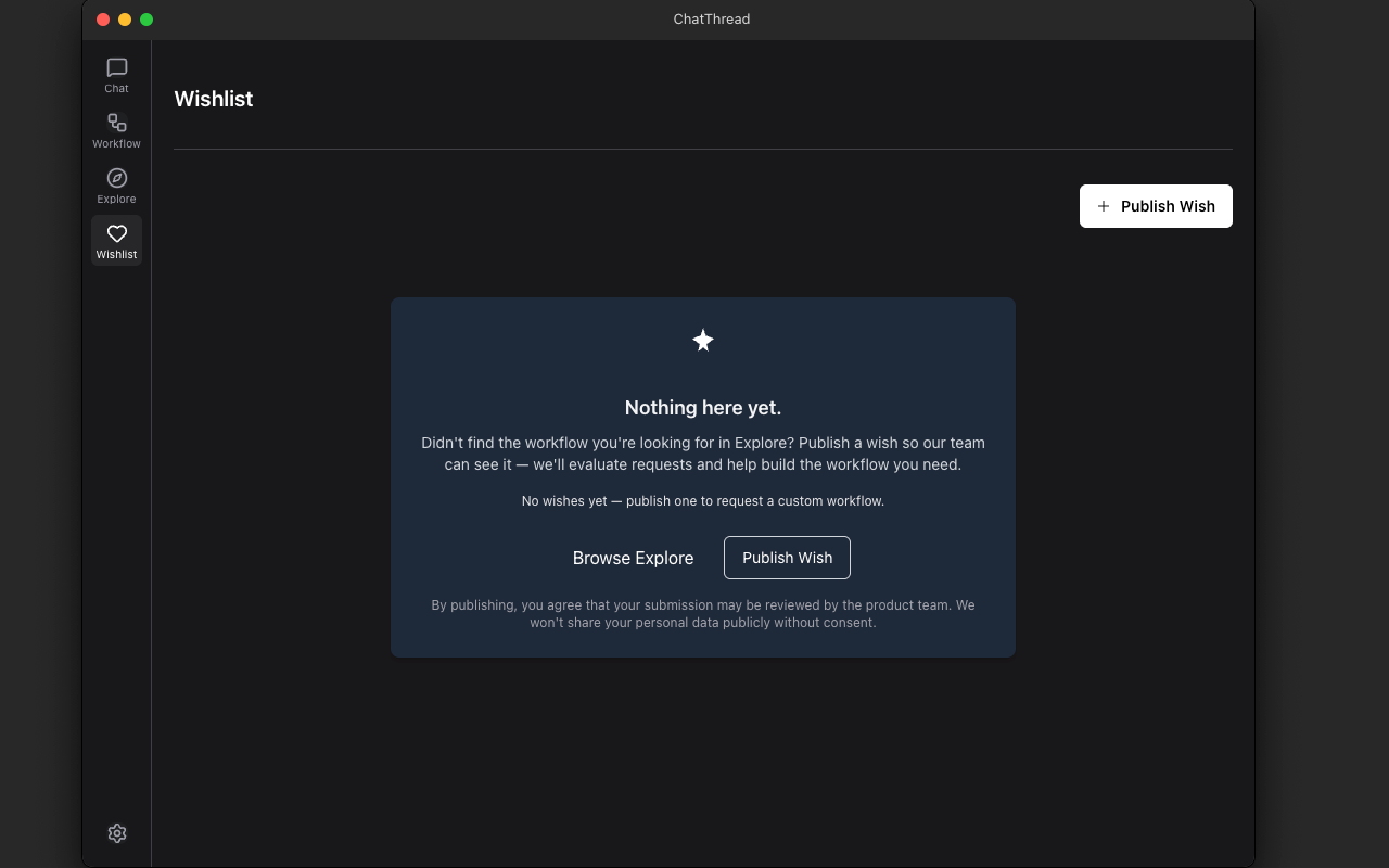 ChatThread: AI Chat & Workflow