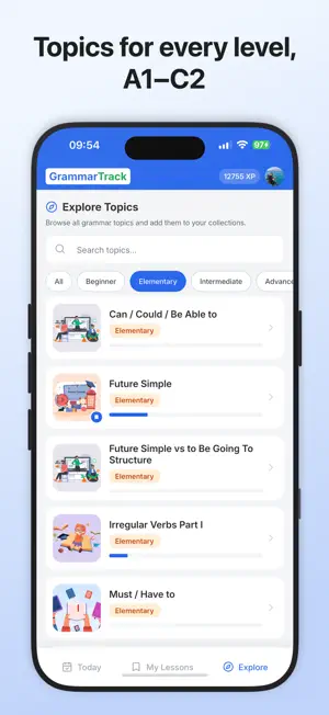 GrammarTrack: English Grammar screenshot 4