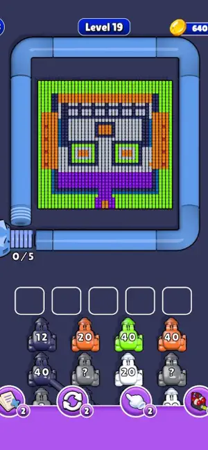 Pixel Loop Color Shooter screenshot 3