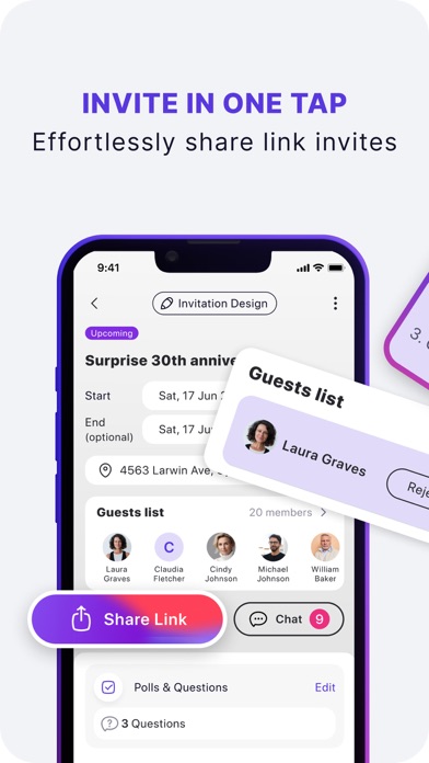 Permeet: Private Party Planner Screenshot