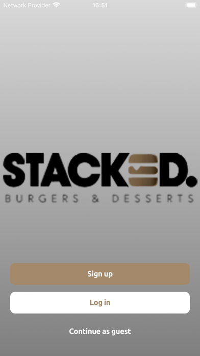 Stacked Burgers and Desserts Screenshot