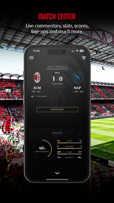 AC Milan Official App Screenshot