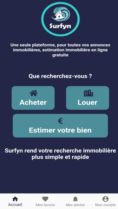 Surfyn - Annonces immobilières Screenshot