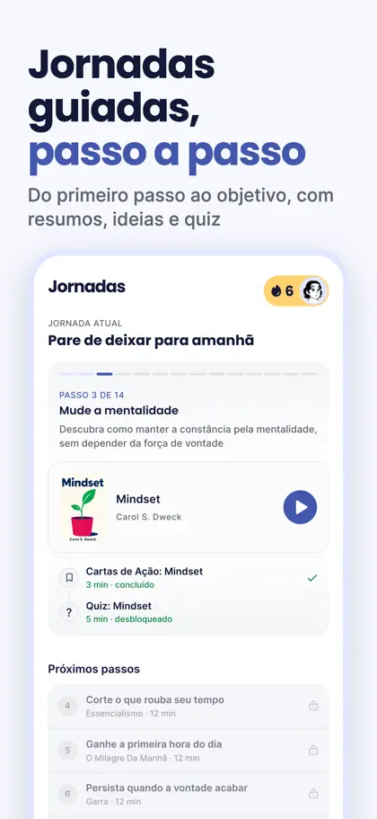 Screenshot 4 di 6 di 12min: Book Summaries Daily
