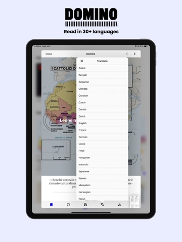 Rivista Domino iPad screenshot