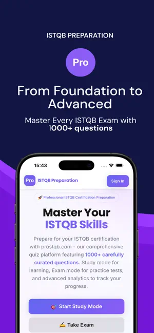 ProSTQB - ISTQB Preparation screenshot 1