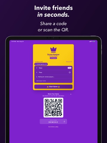 Score Keeper for Five Crowns iPad screenshot 7
