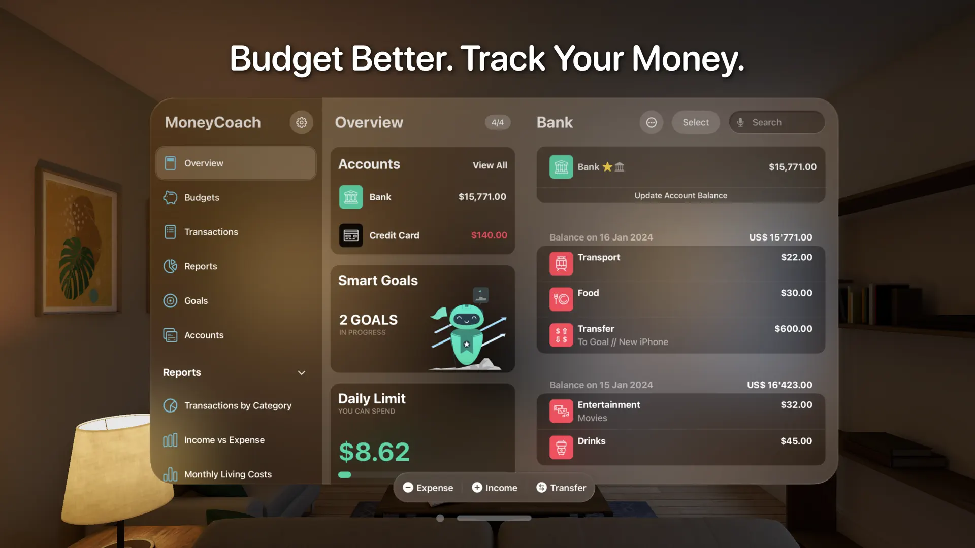 MoneyCoach: Budget Planner screenshot 2