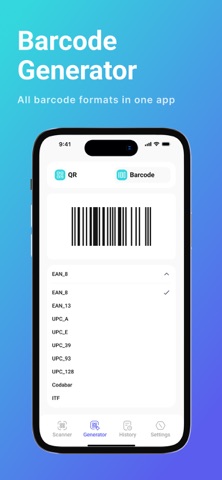QR & Barcode: Fast Reader Pro iPhone screenshot